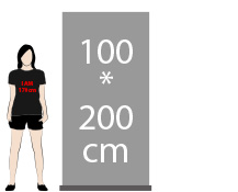 100 * 200cm<br/><span style='font-size:11px;'>(100 * 200 cm)</span>